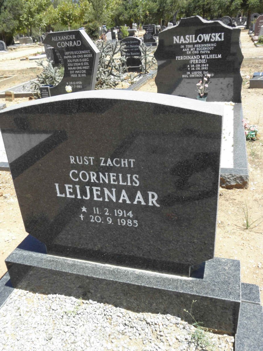 LEIJENAAR Cornelis 1914-1985