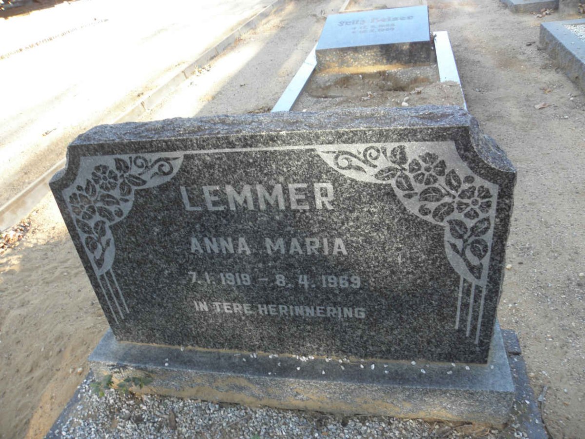 LEMMER Anna Maria 1919-1969