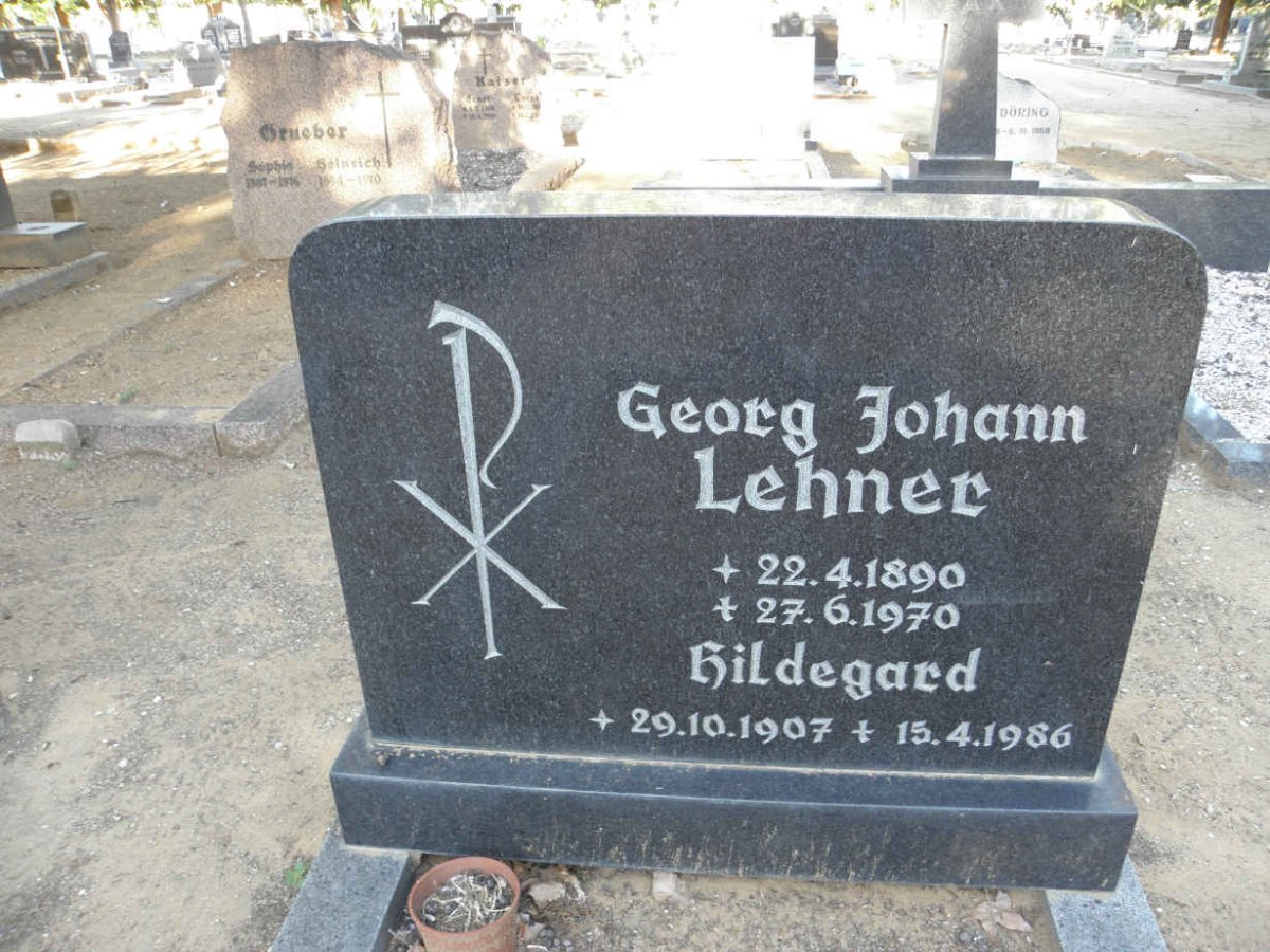 LEHNER Georg Johann 1890-1970 &amp; Hildegard 1907-1986