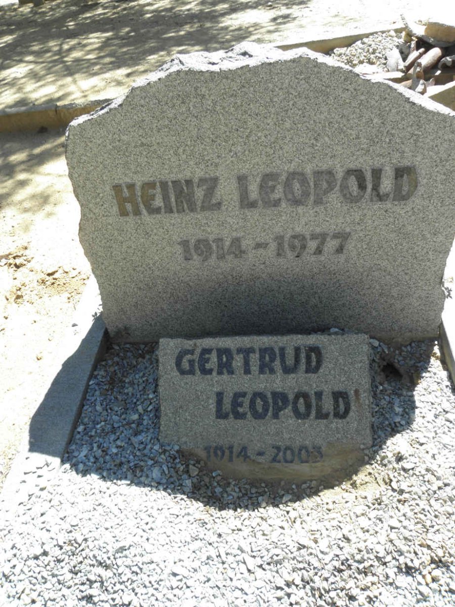 LEOPOLD Heinz 1914-1977 &amp; Gertrud 1914-2003