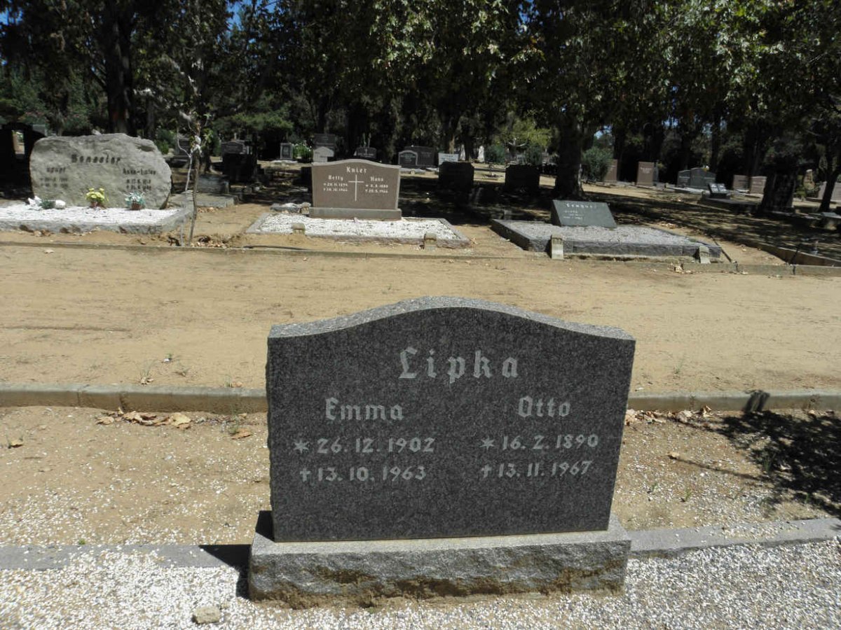 LIPKA Otto 1890-1967 &amp; Emma 1902-1963
