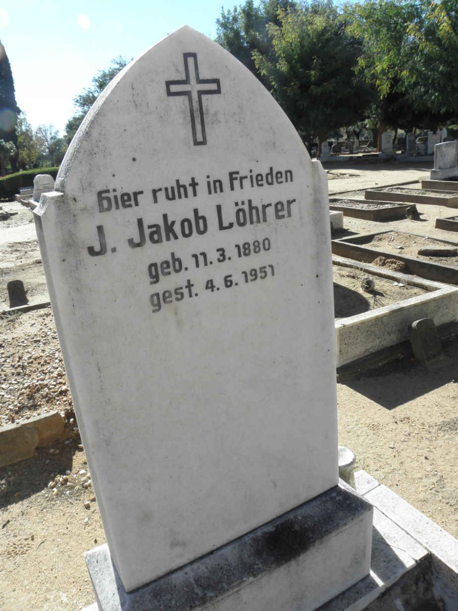 LÖHRER J. Jakob 1880-1951