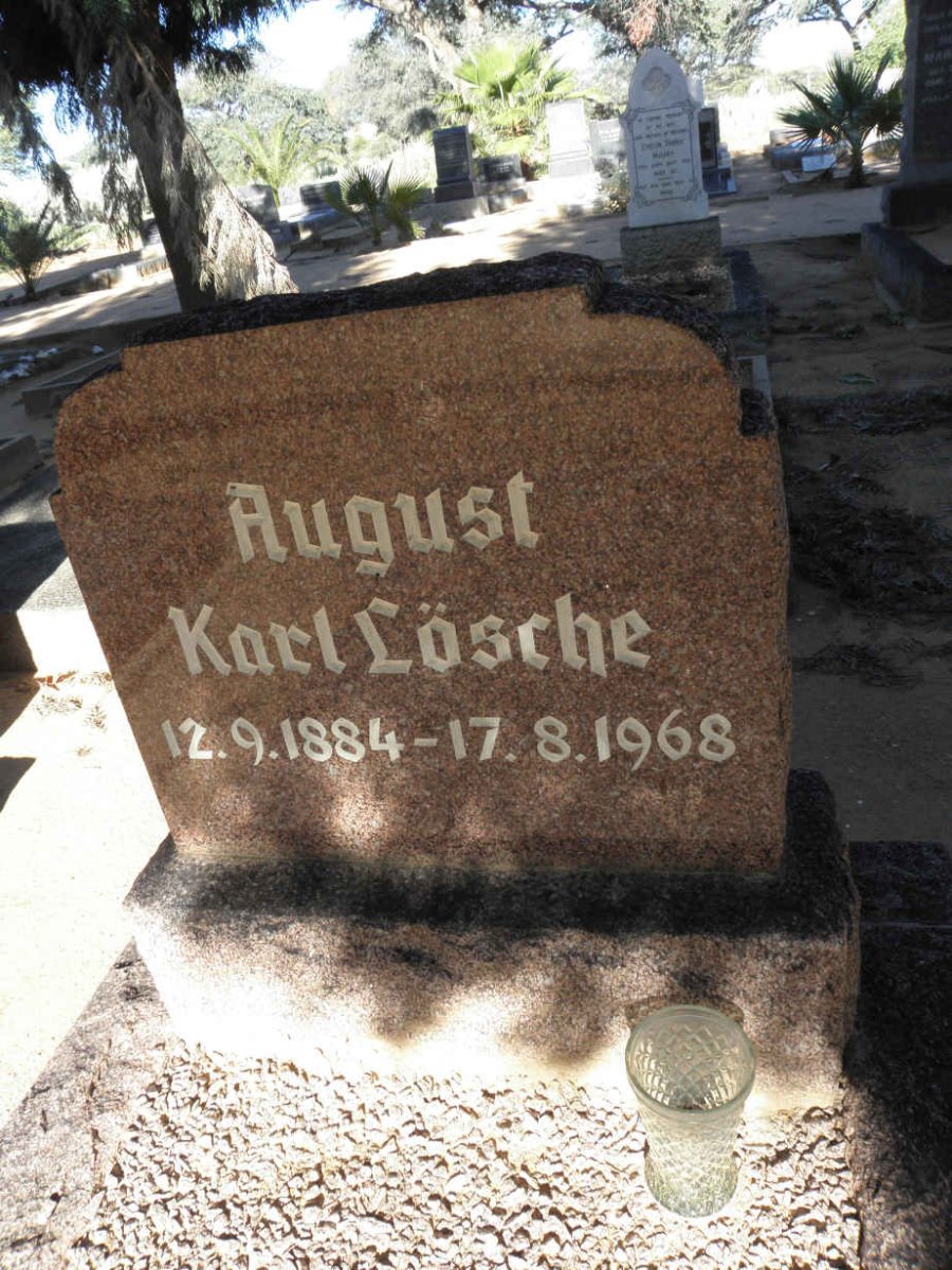 LÖSCHE August Karl 1884-1968 