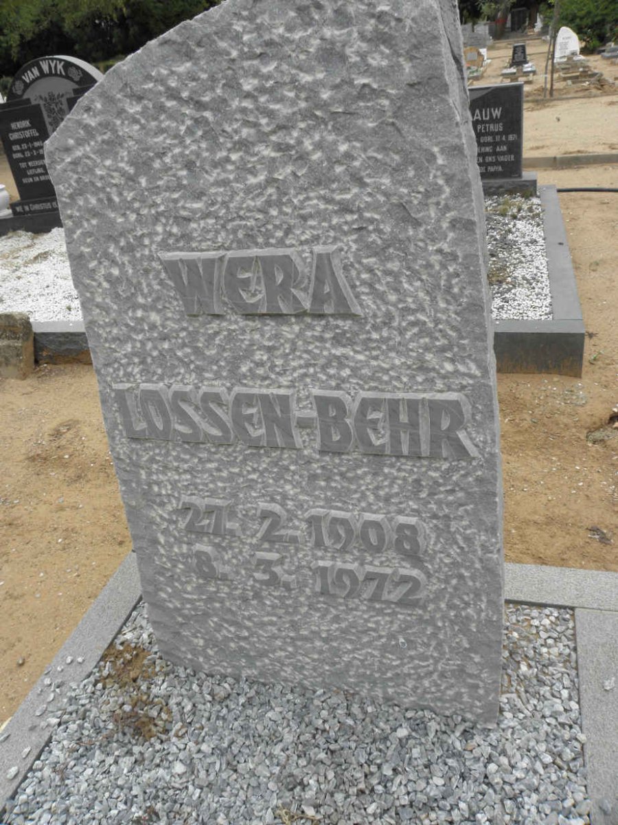LOSSEN-BEHR Wera 1908-1972
