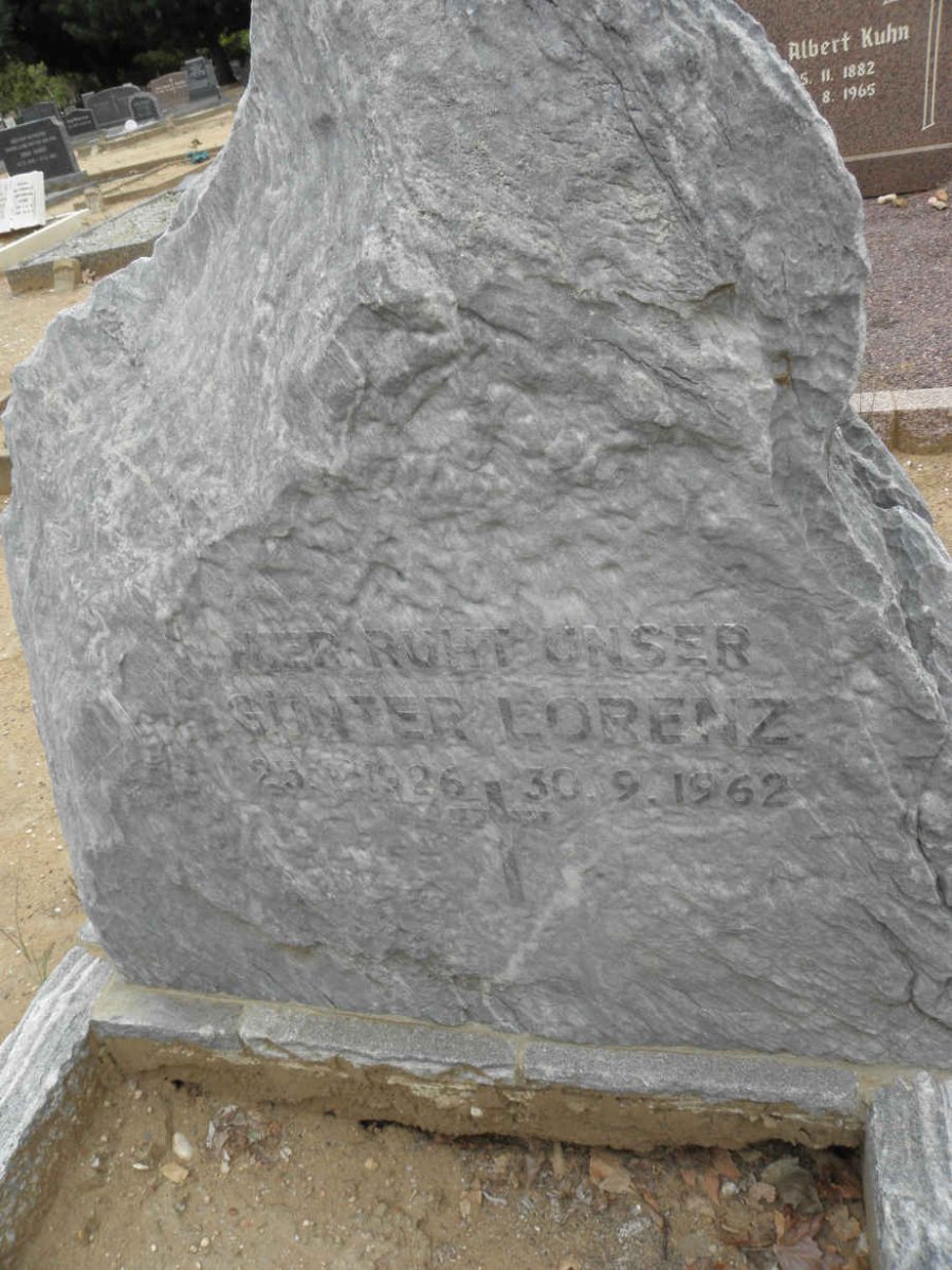 LORENZ Gunter 1926-1962
