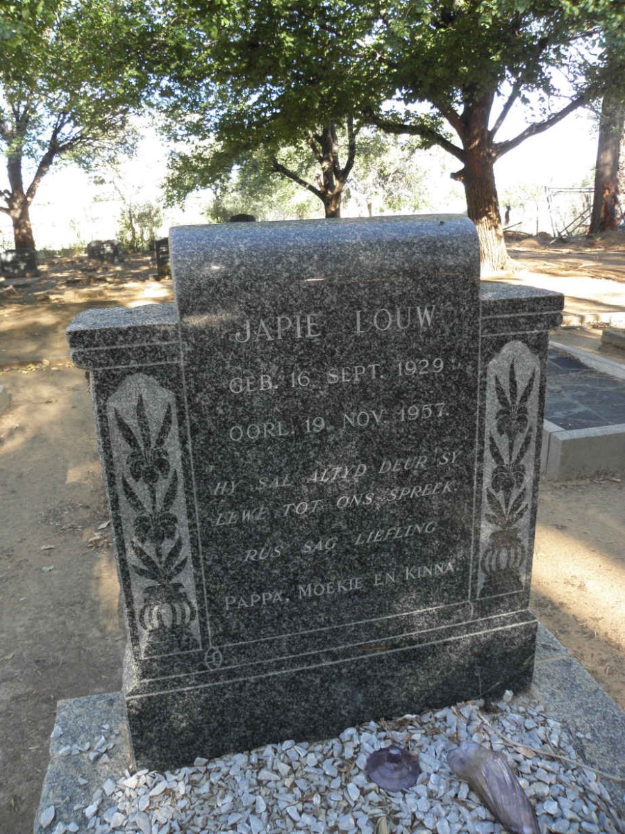 LOUW Japie 1929-1957