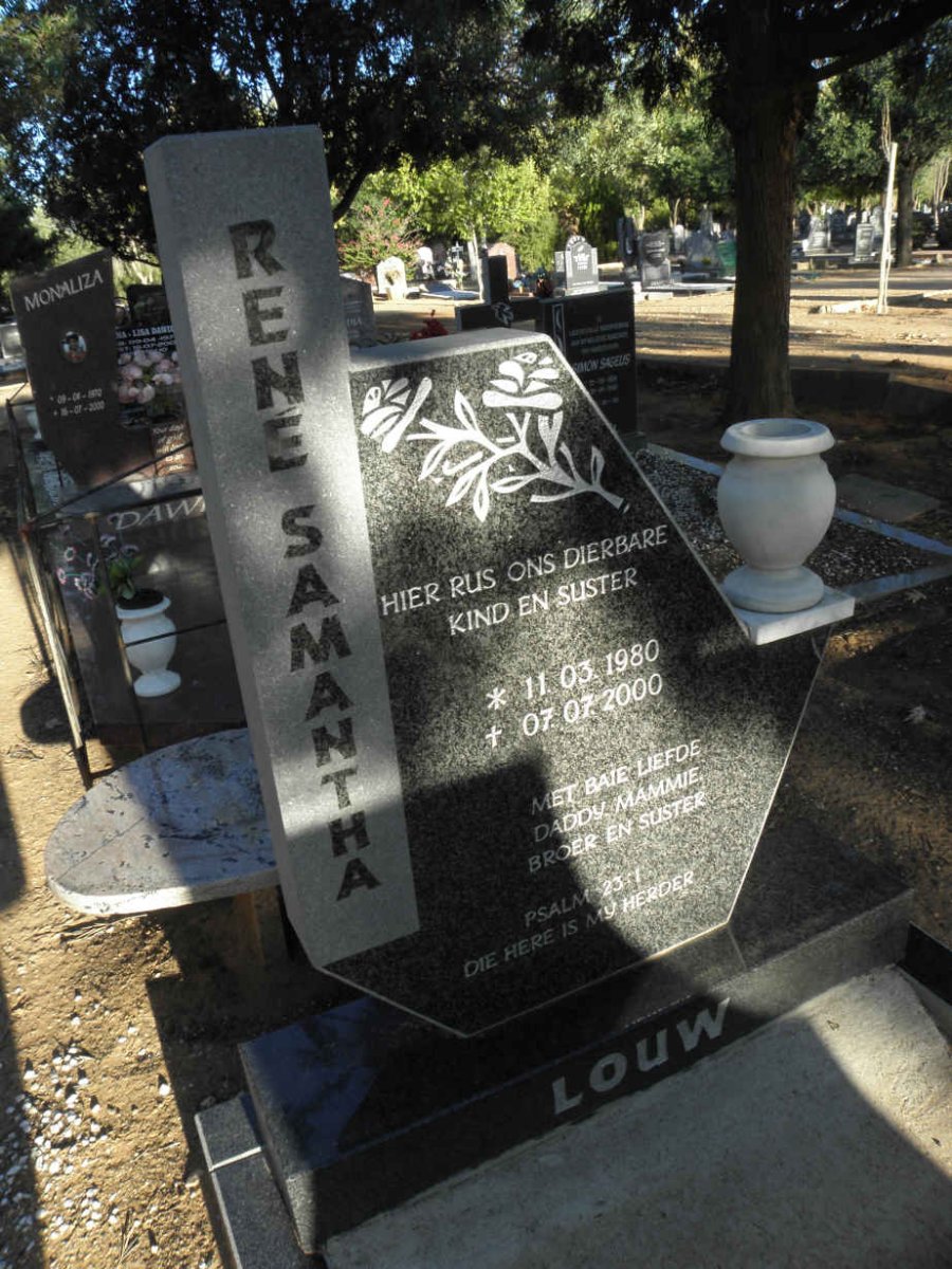 LOUW Rene Samantha 1980-2000