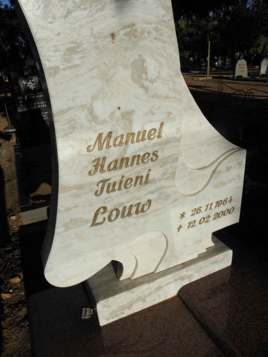 LOUW Manuel Hannes Tuieni 1964-2000