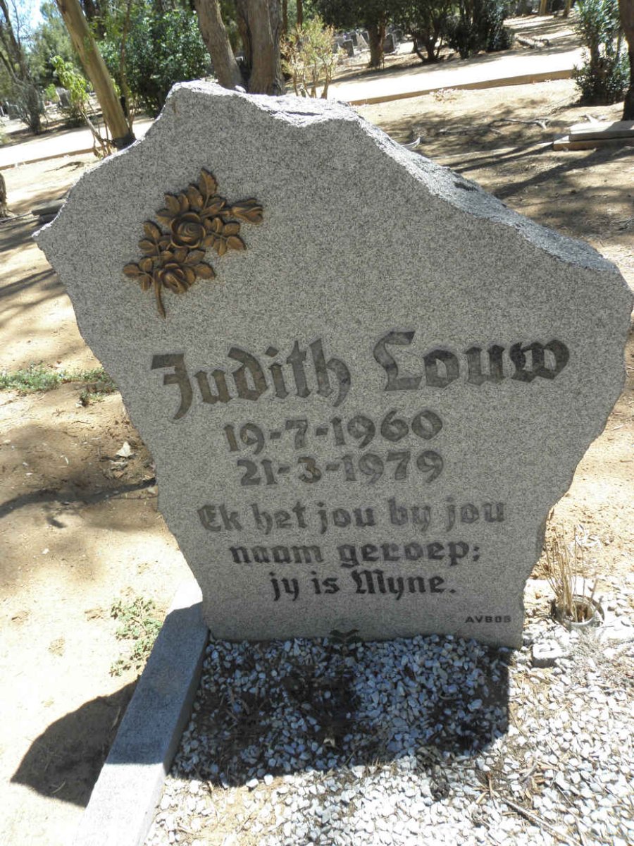 LOUW Judith 1960-1979
