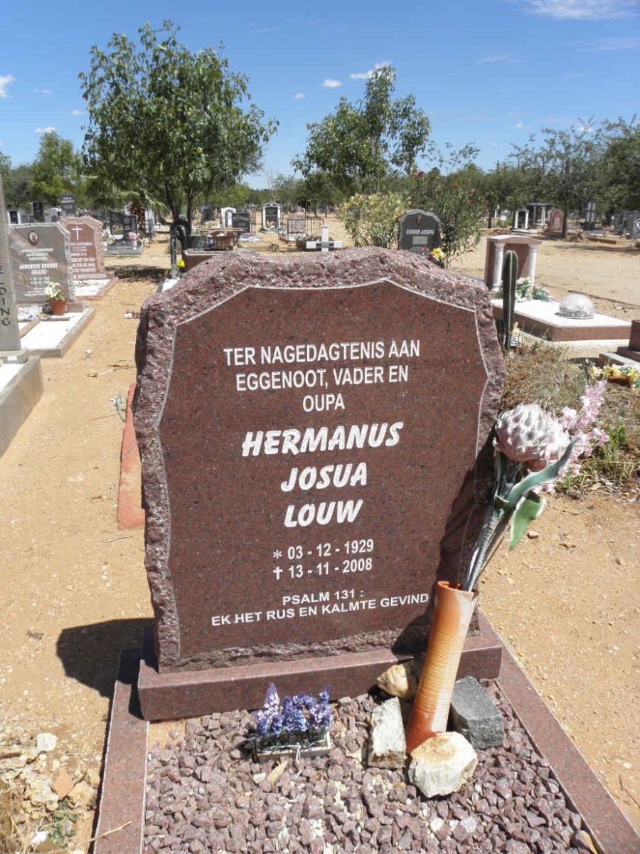 LOUW Hermanus Josua 1929-2008