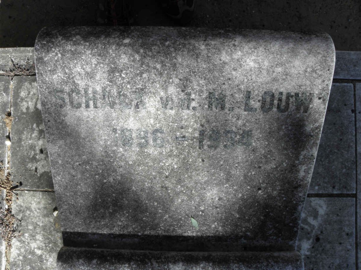 LOUW Schalk v.d. M. 1896-1934