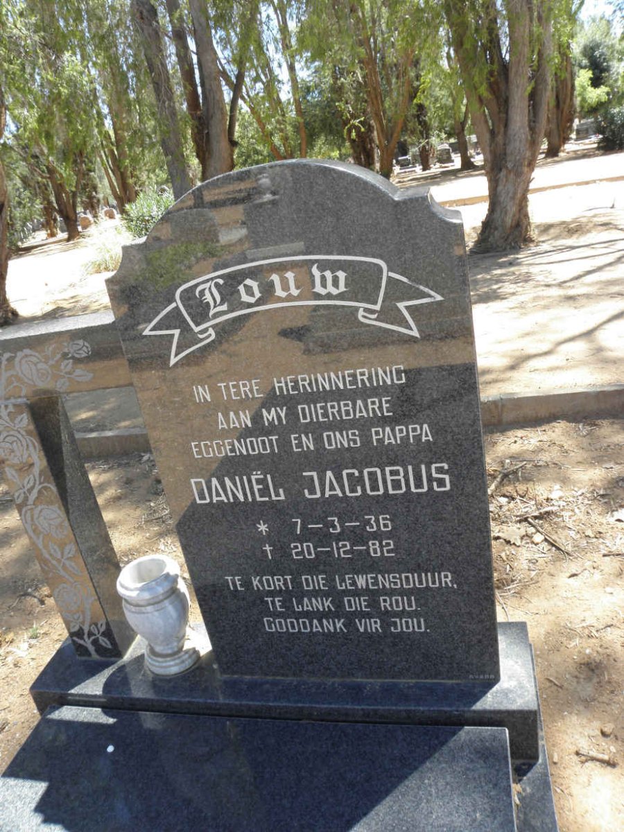 LOUW Daniël Jacobus 1936-1982