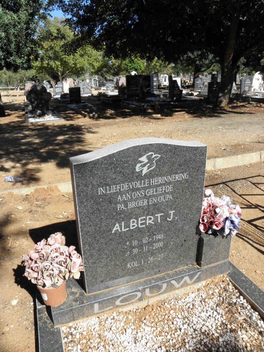 LOUW Albert J. 1948-2000