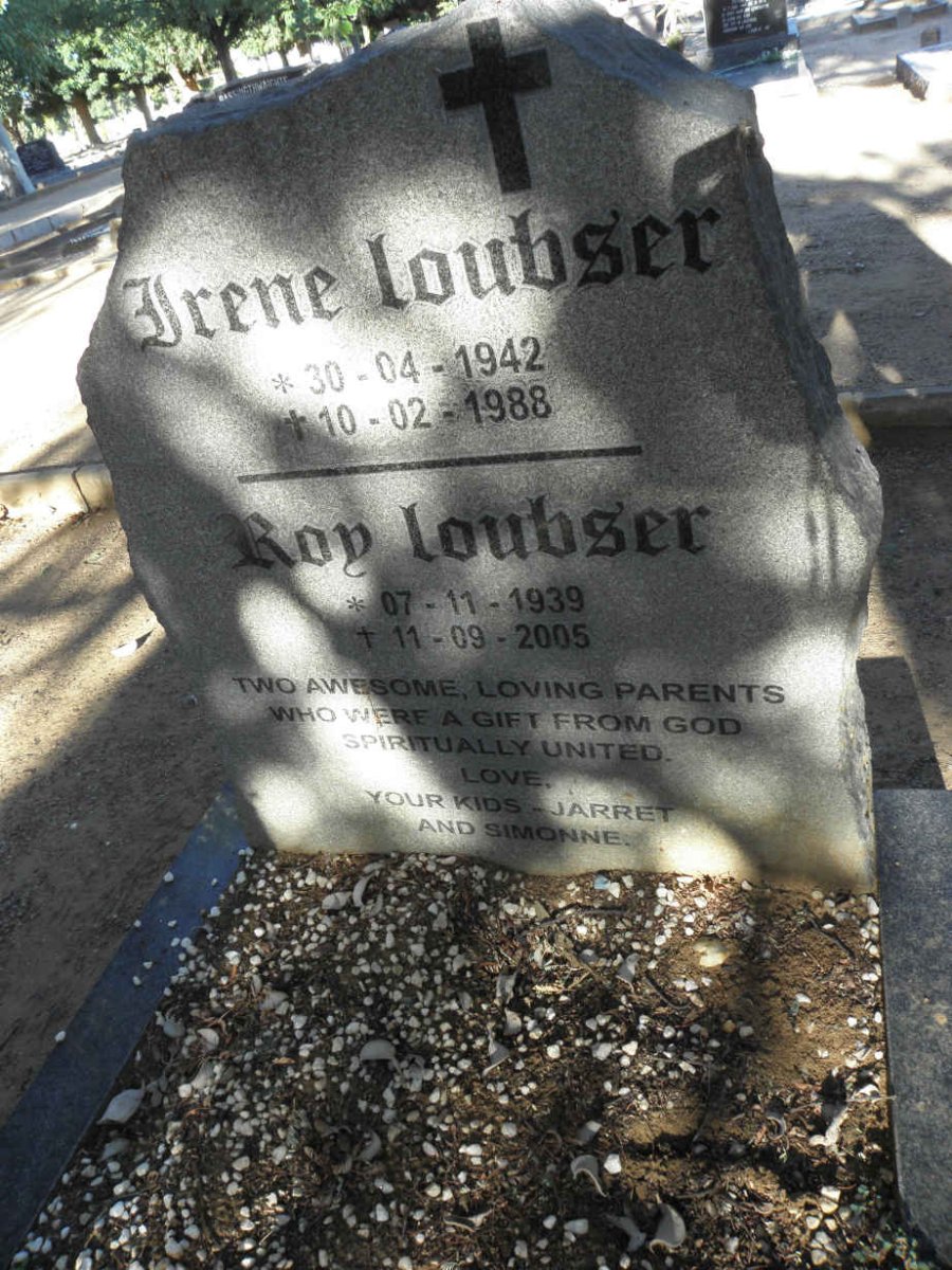 LOUBSER Roy 1939-2005 &amp; Irene 1942-1988