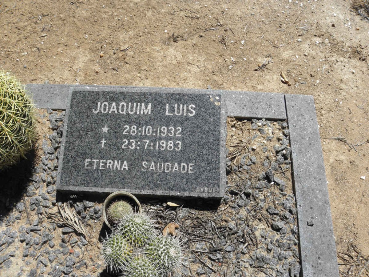 LUIS Joaquim 1932-1983