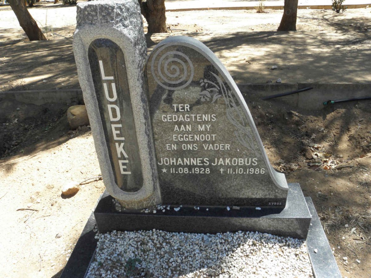 LUDEKE Johannes Jakobus 1928-1986
