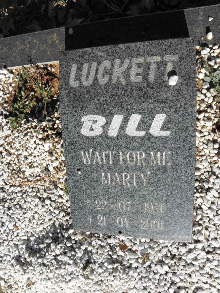 LUCKETT Bill 1941-2001