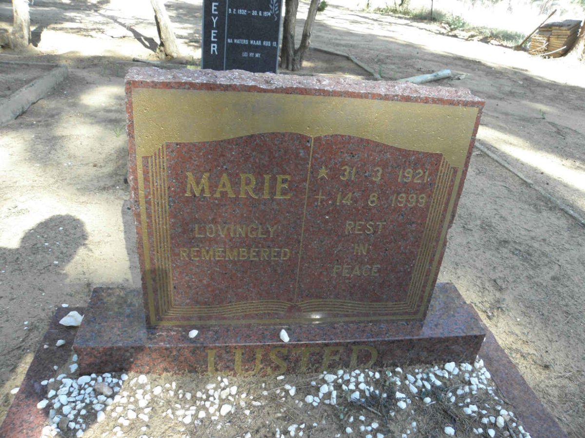 LUSTED Marie 1921-1999