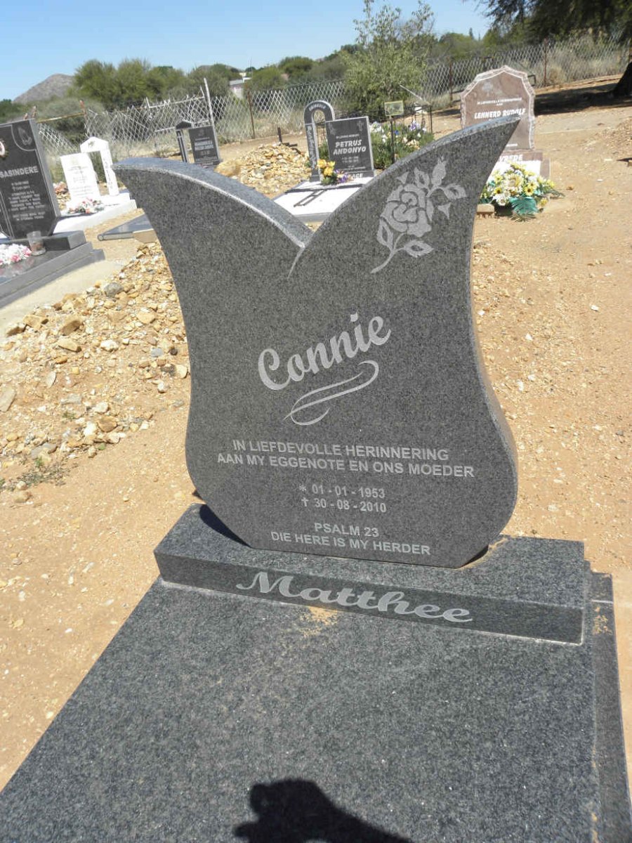 MATTHEE Connie 1953-2010