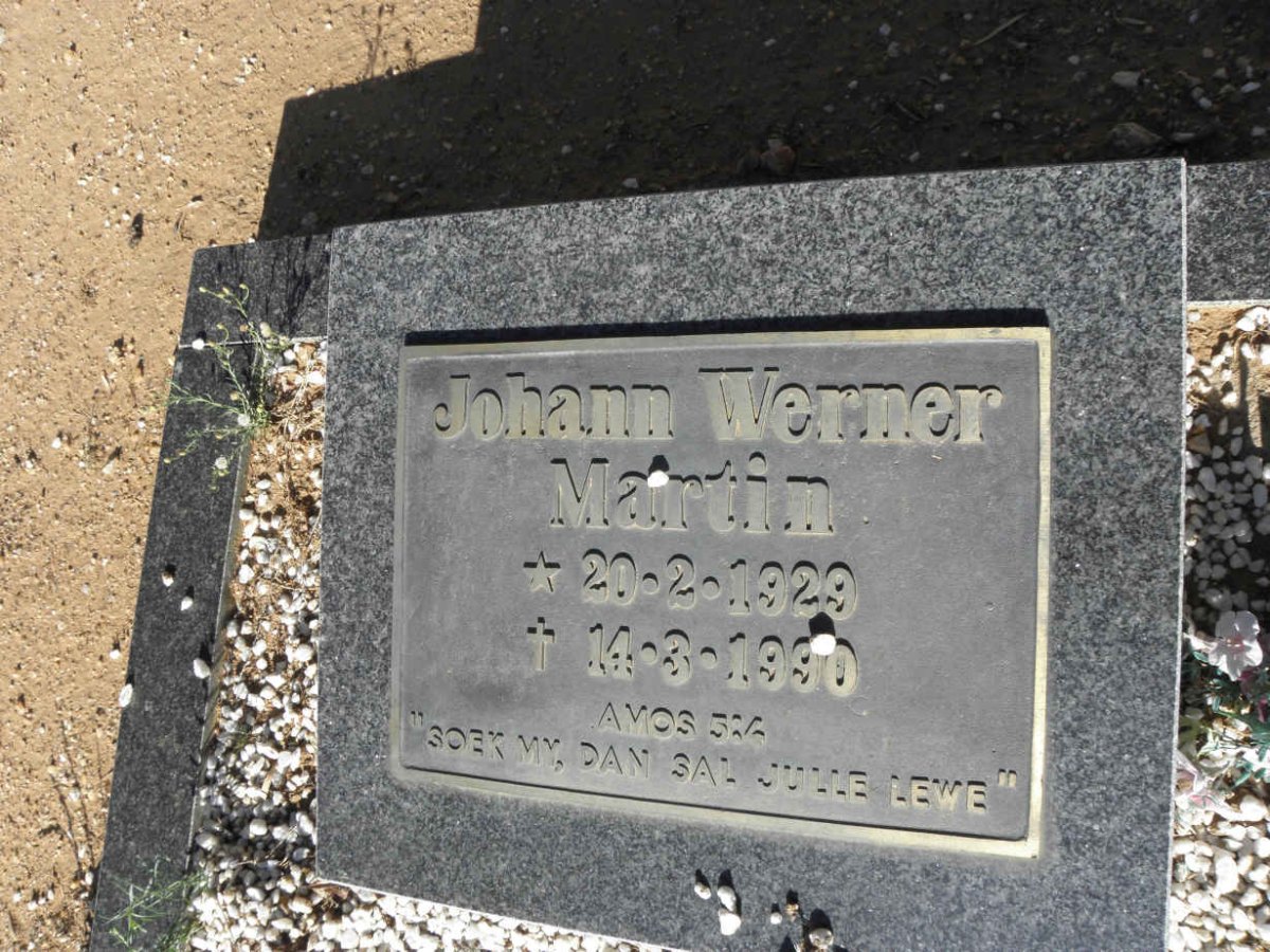MARTIN Johann Werner 1929-1990
