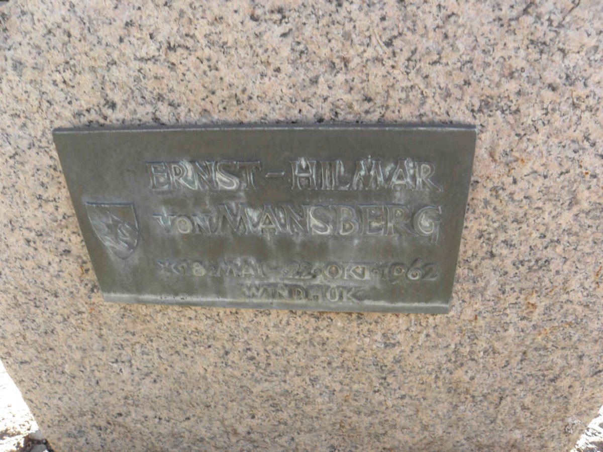 MANSBERG Ernst-Hilmar, von 1962-1962