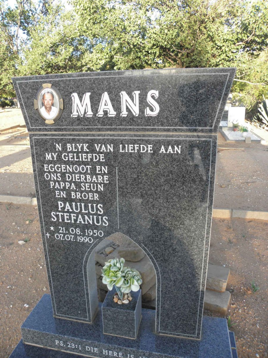 MANS Paulus Stefanus 1950-1990