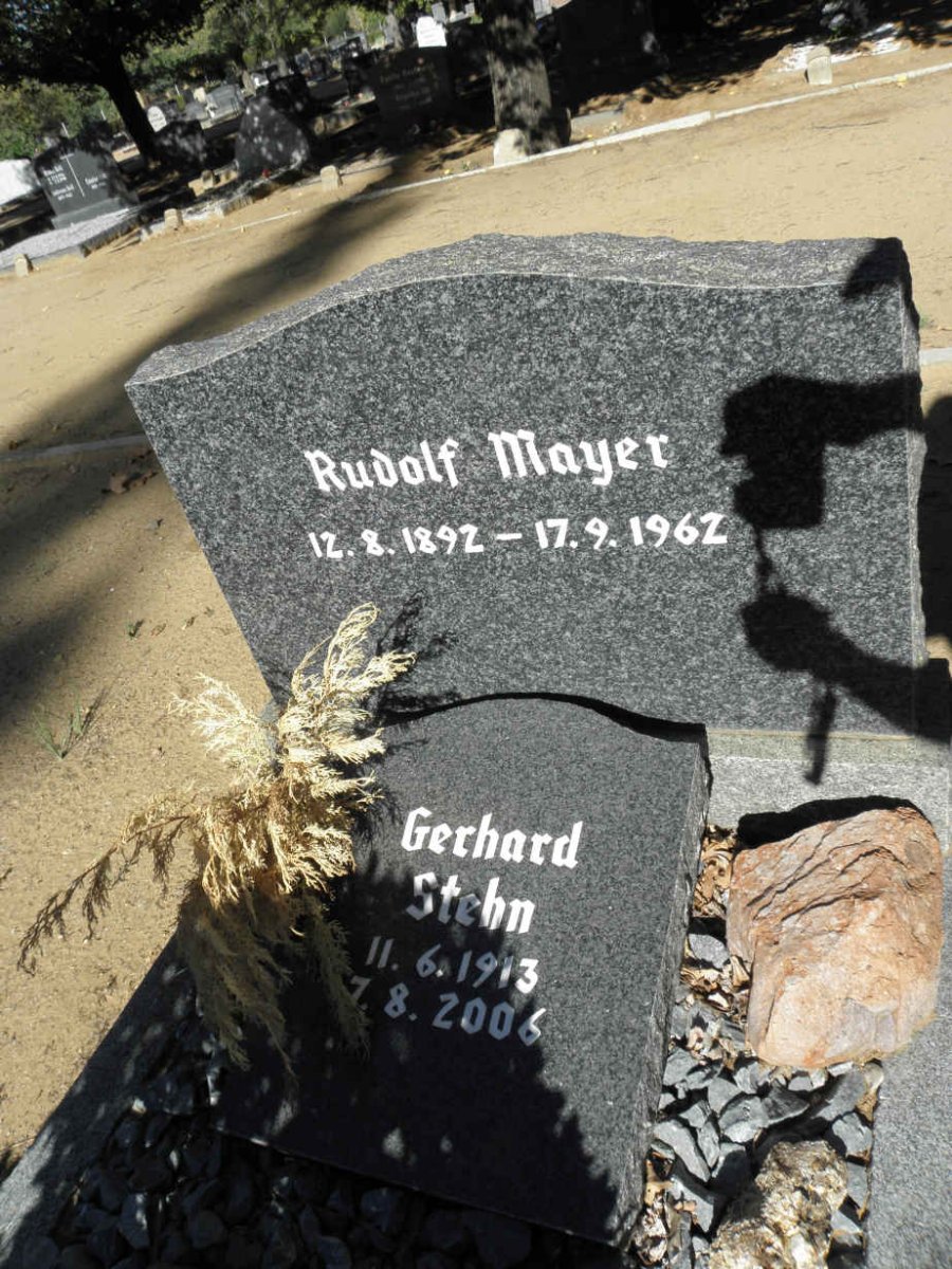 MAYER Rudolf 1892-1962 :: STEHN Gerhard 1913-2006
