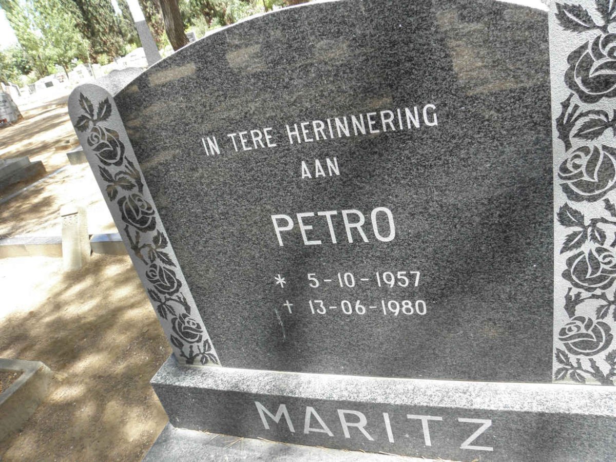 MARITZ Petro 1957-1980