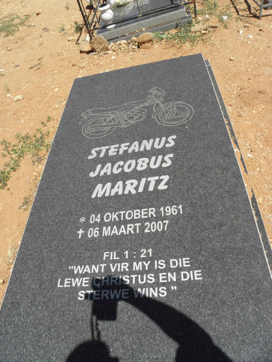 MARITZ Stefanus Jacobus 1961-2007