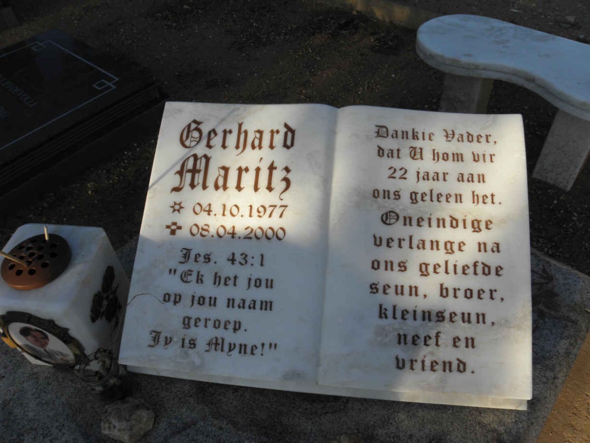 MARITZ Gerhard 1977-2000