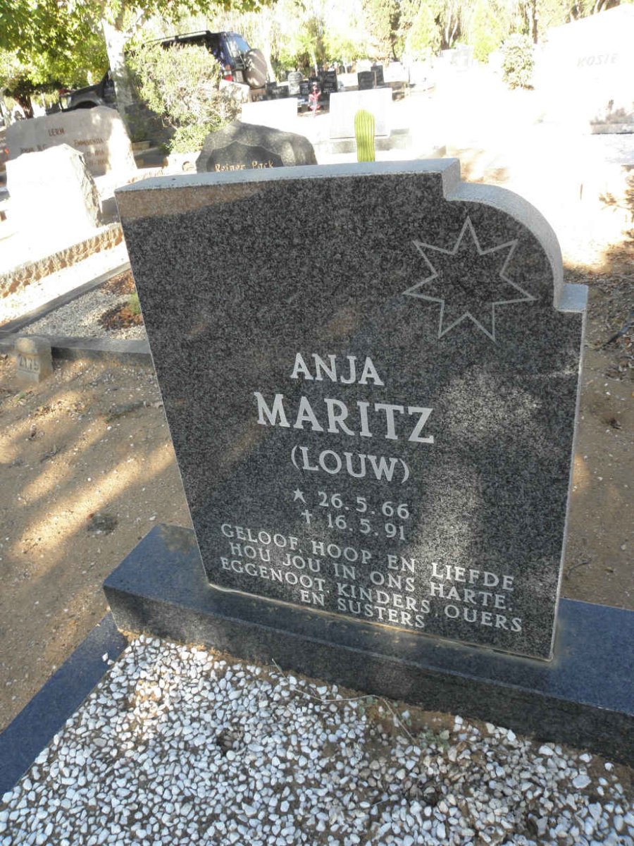 MARITZ Anja nee LOUW 1966-1991