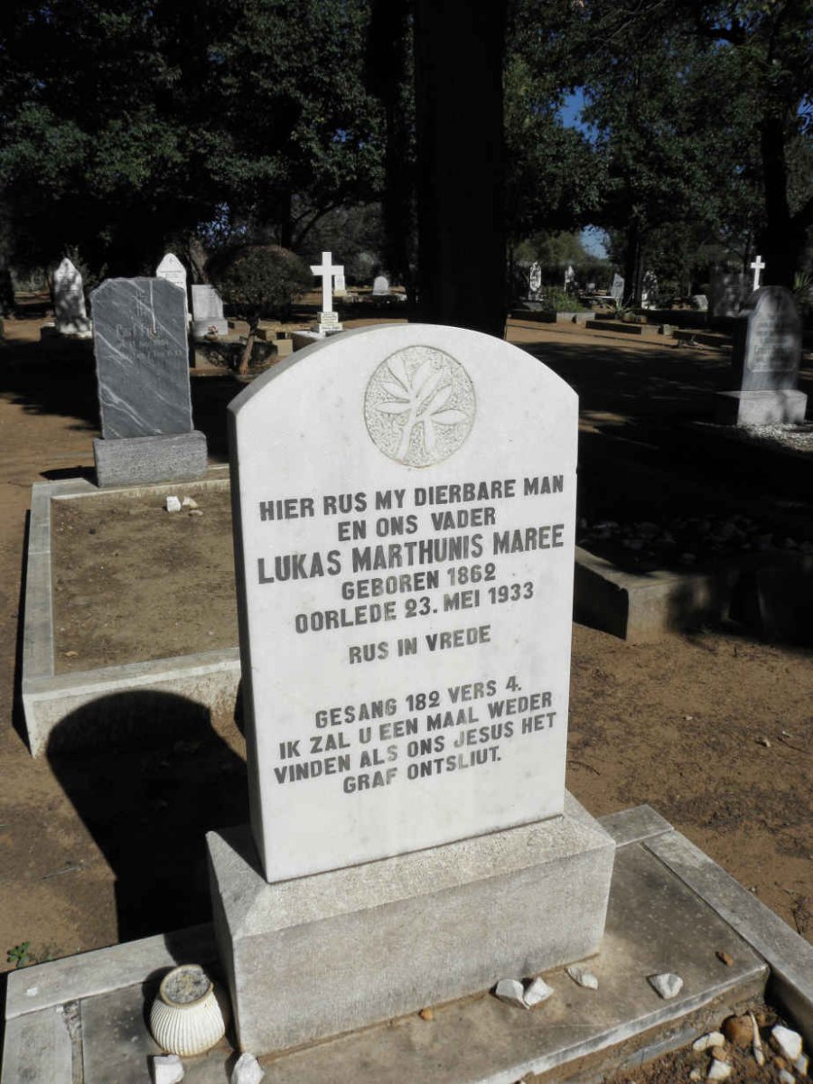 MAREE Lukas Marthunis 1862-1933