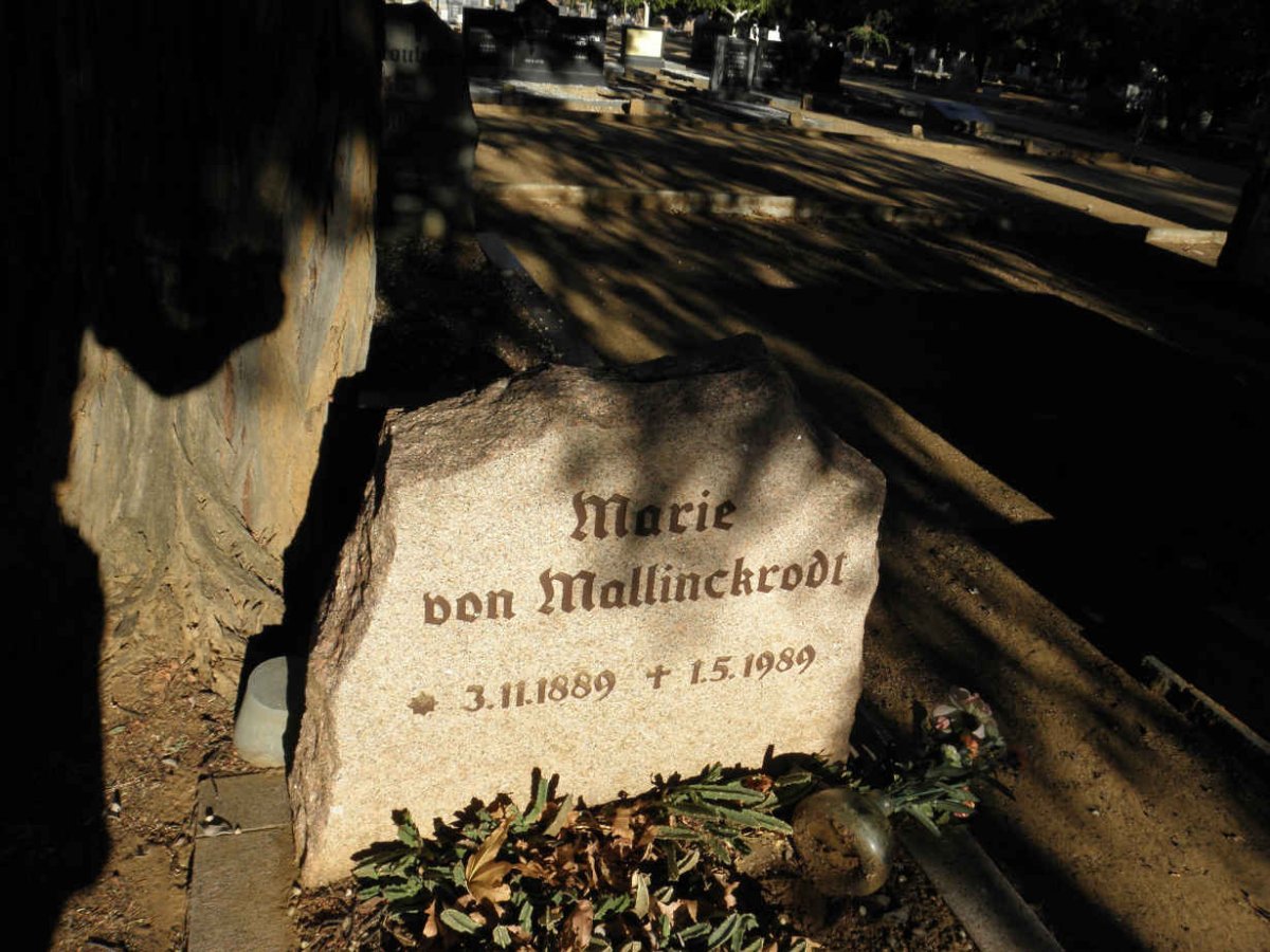 MALLINCKRODT Marie, von 1889-1989