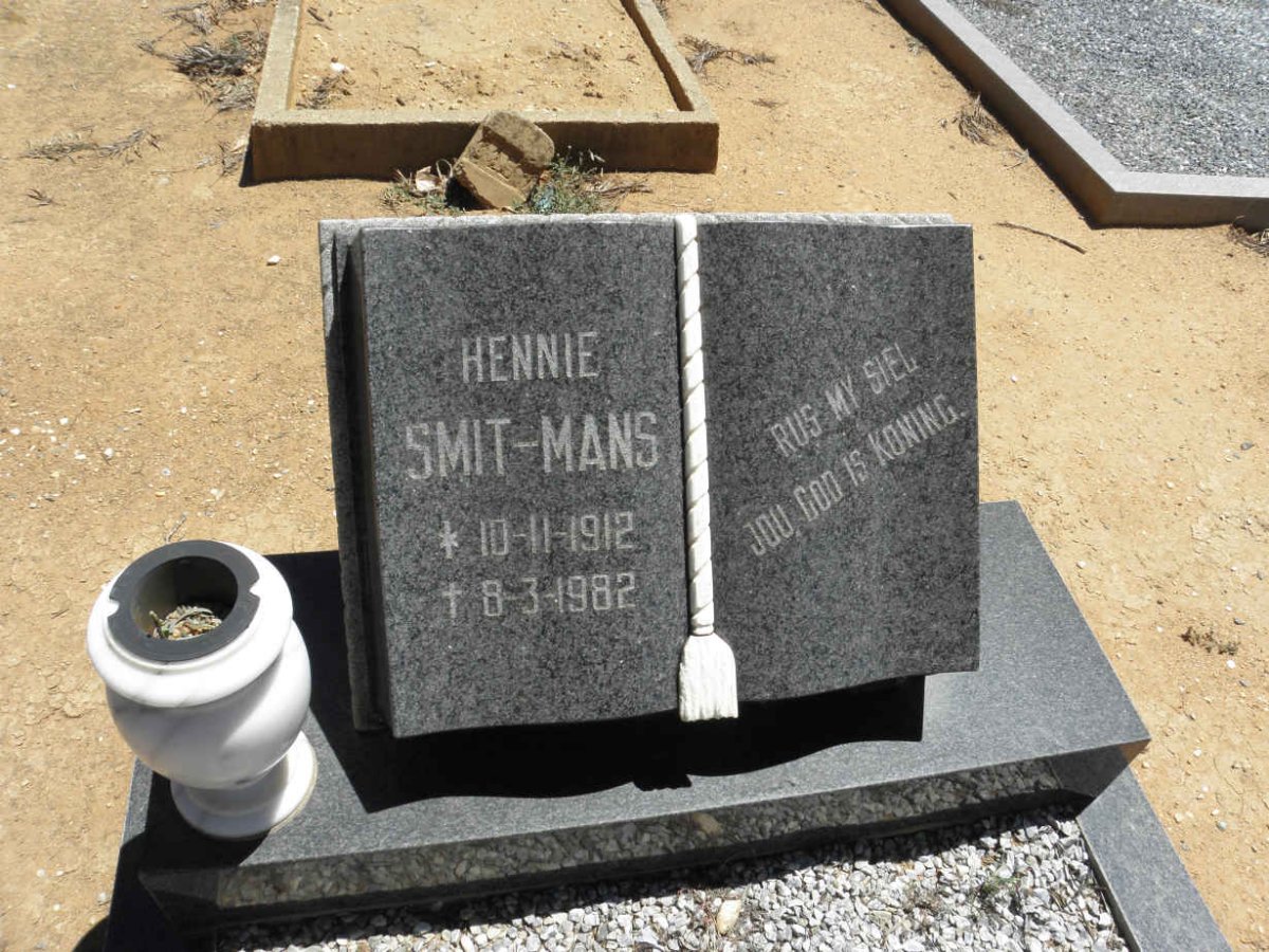 MANS Hennie, Smit 1912-1982