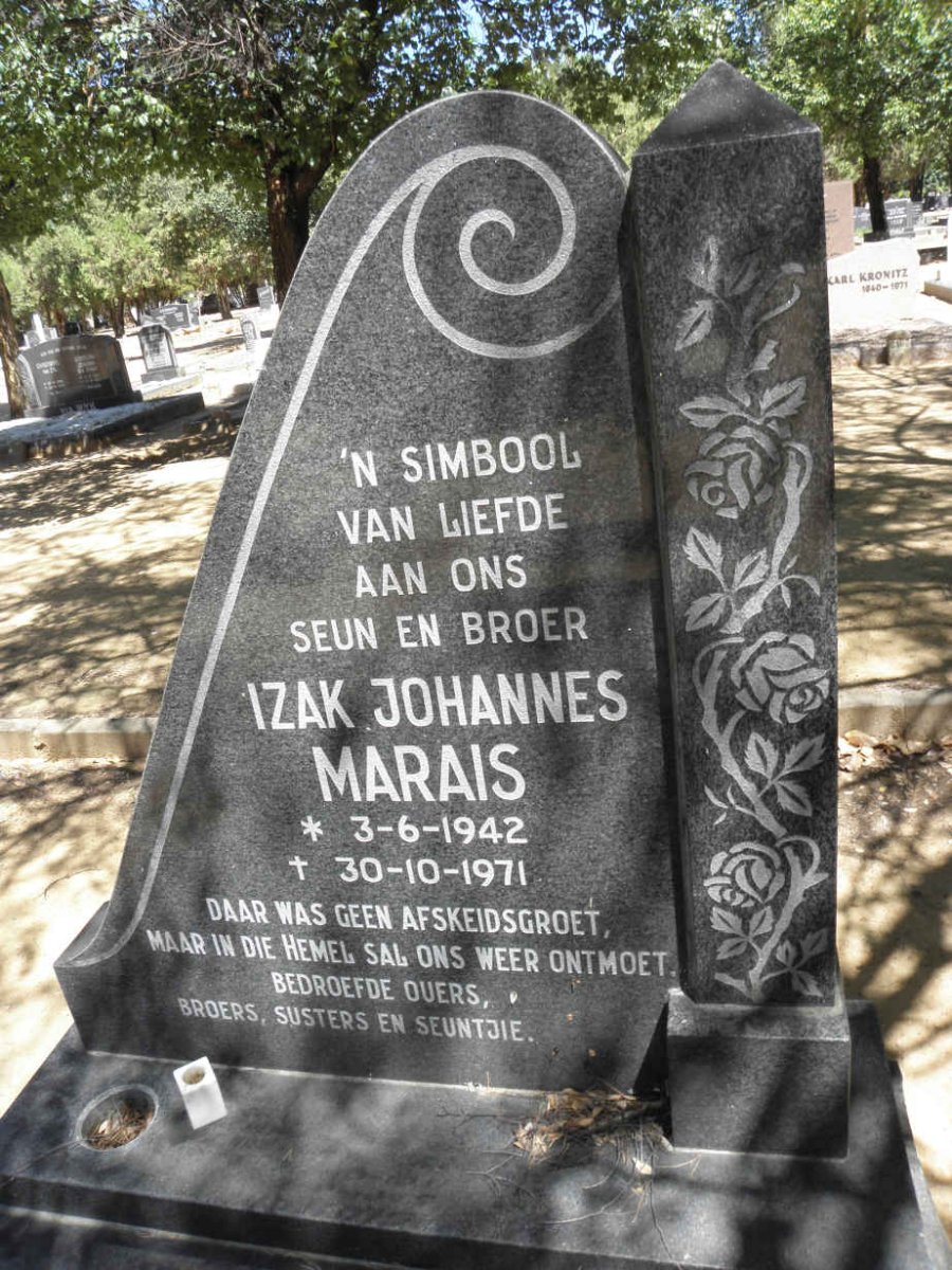 MARAIS Izak Johannes 1942-1971
