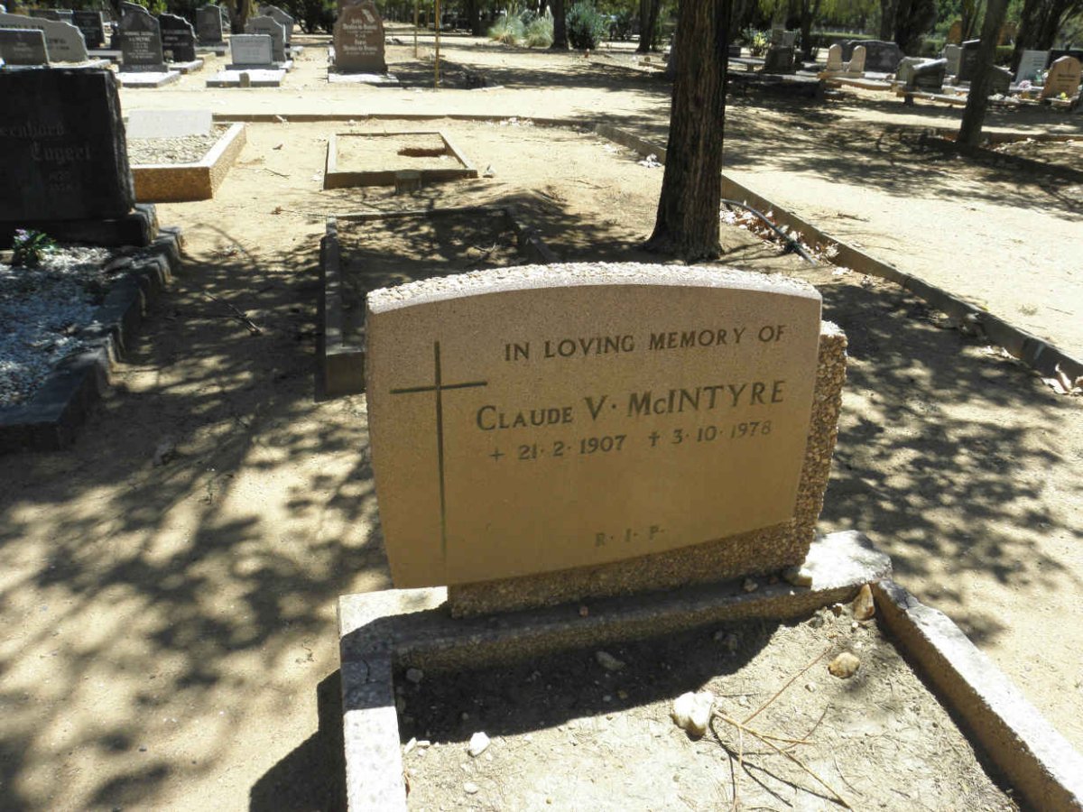 McINTYRE Claude V. 1907-1978