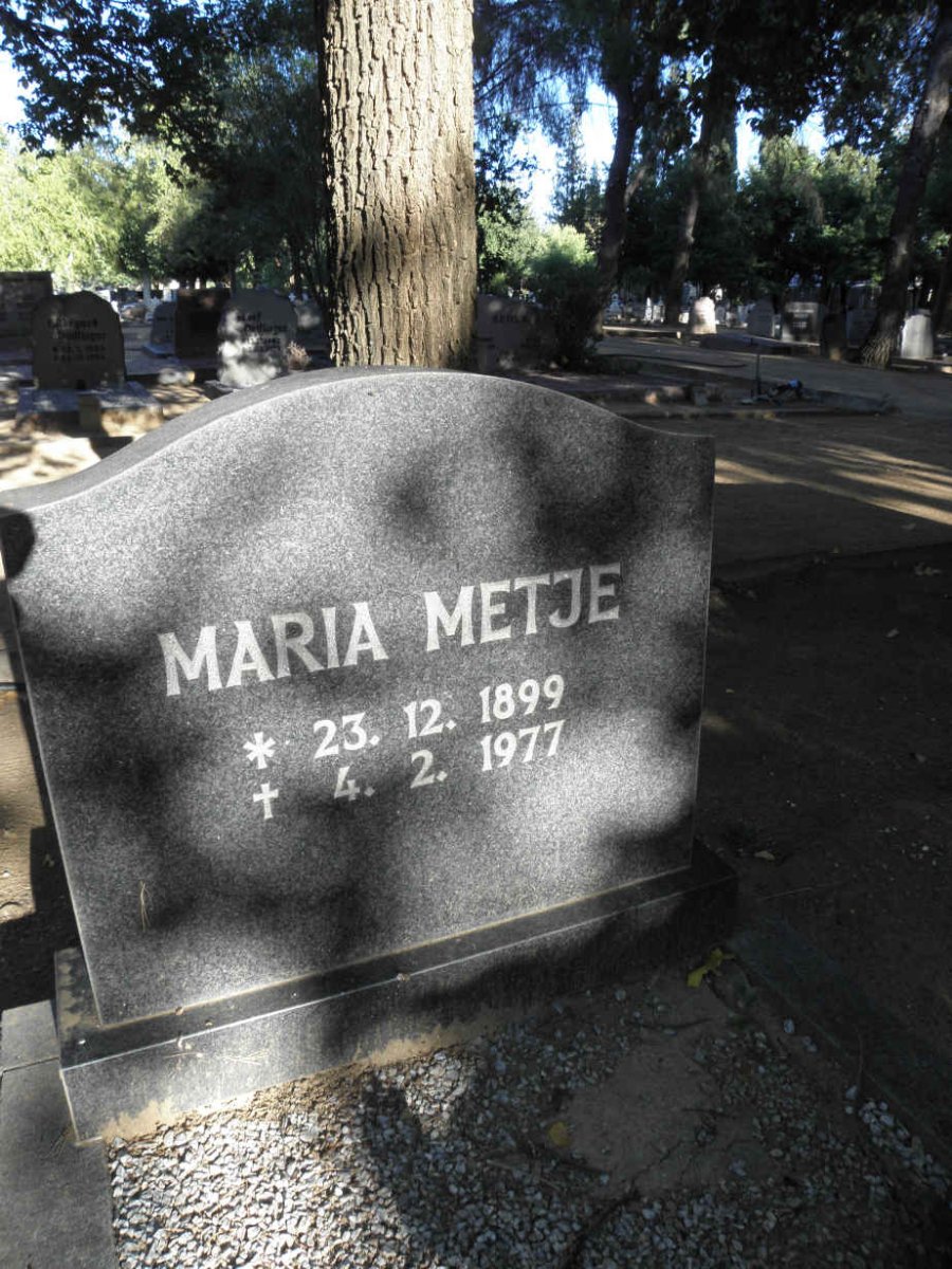 METJE Maria 1899-1977