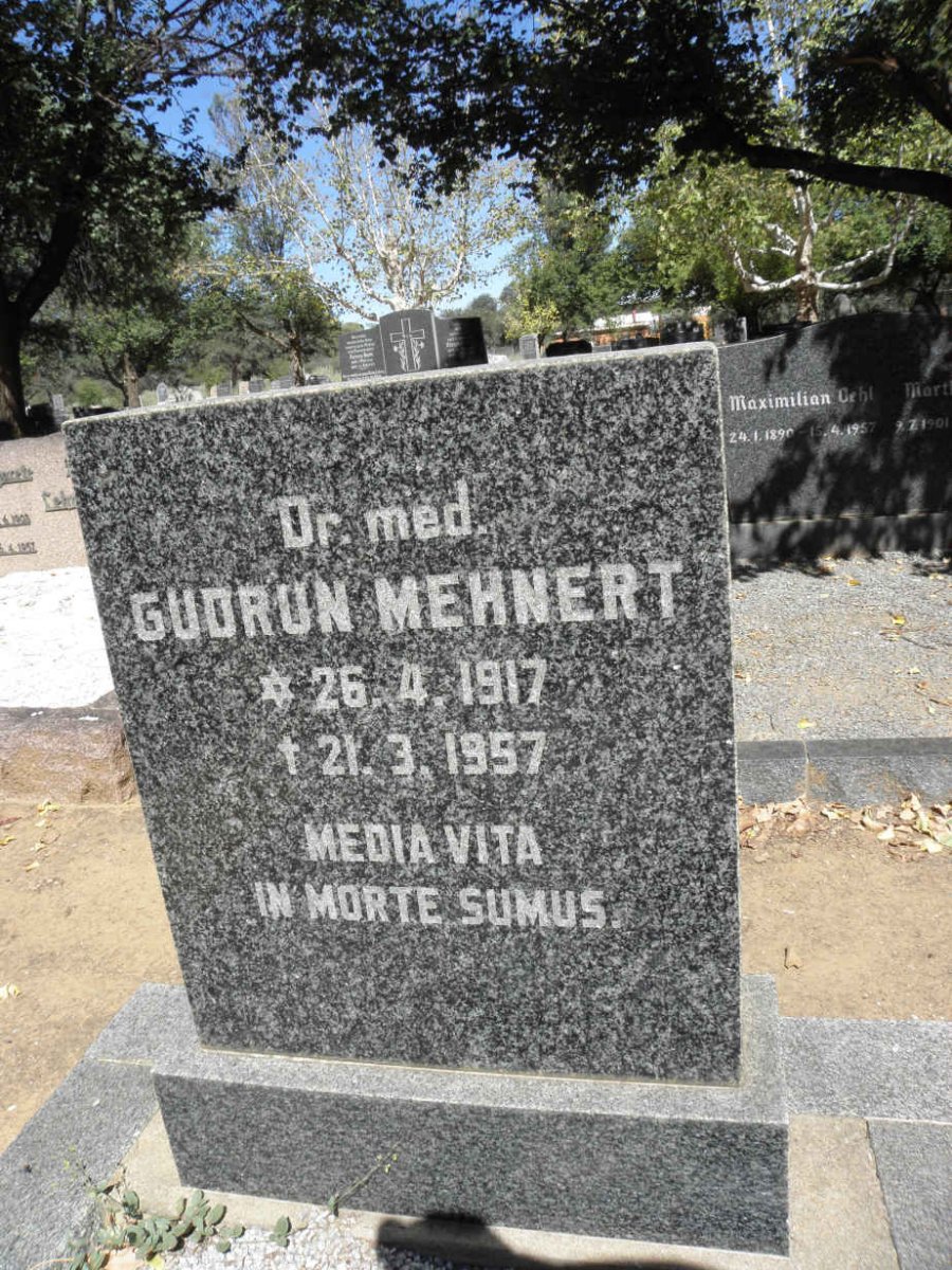 MEHNERT Gudrun 1917-1957