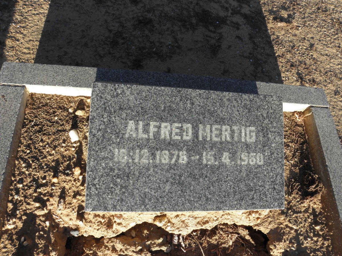 MERTIG Alfred 1878-1960