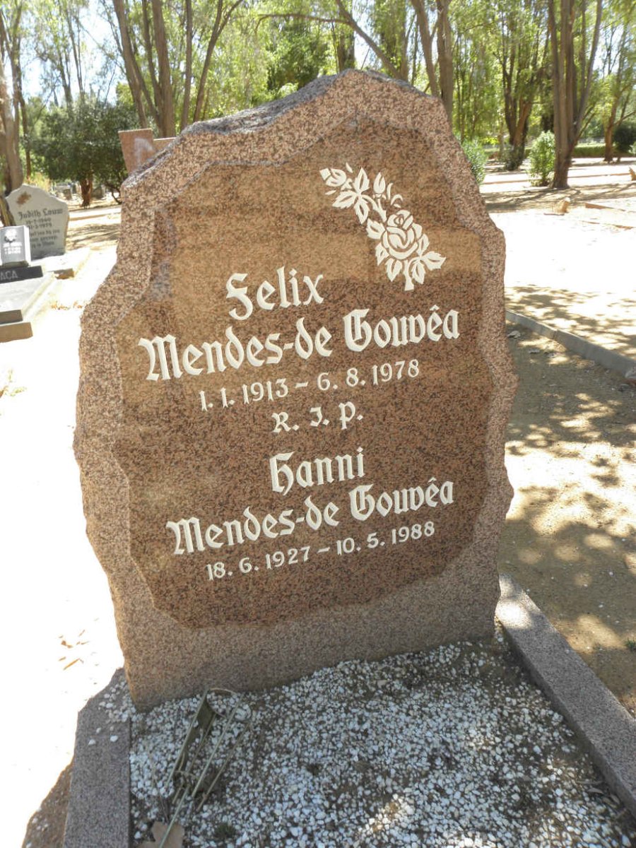 MENDES-DE GOUVĒA Felix, 1913-1978 &amp; Hanni 1927-1988