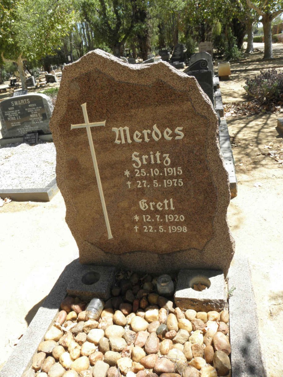 MERDES Fritz 1915-1975 &amp; Gretl 1920-1998 