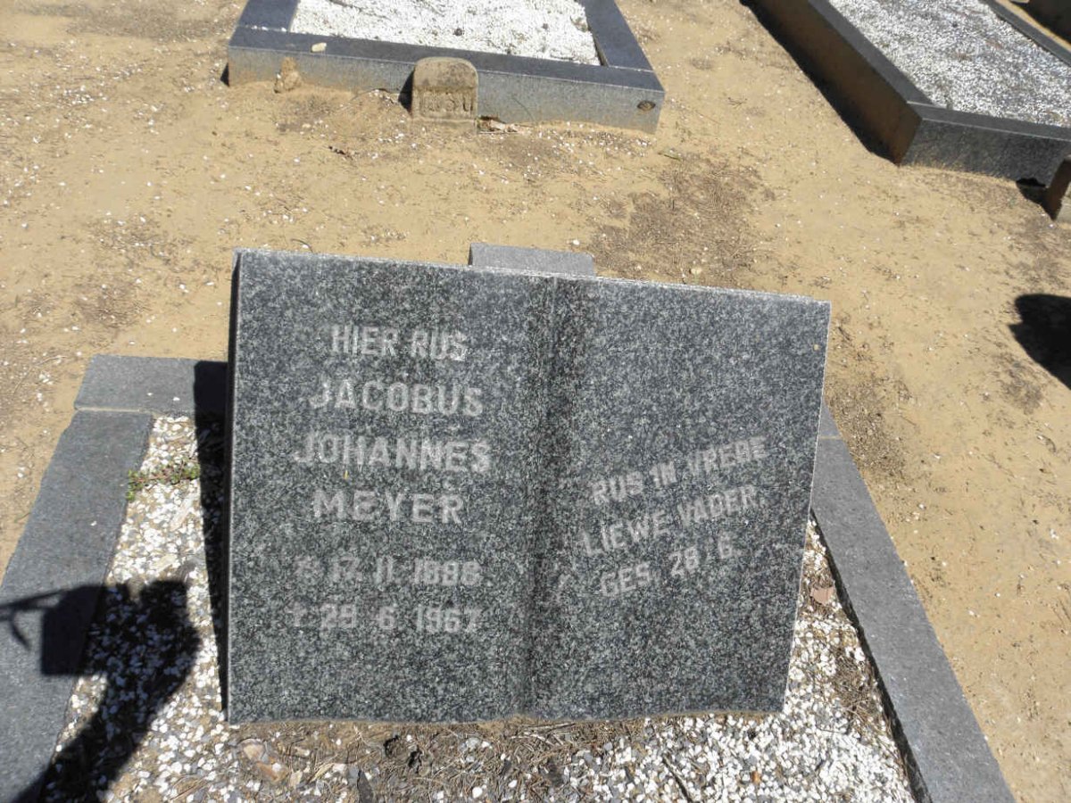 MEYER Jacobus Johannes 1888-1967