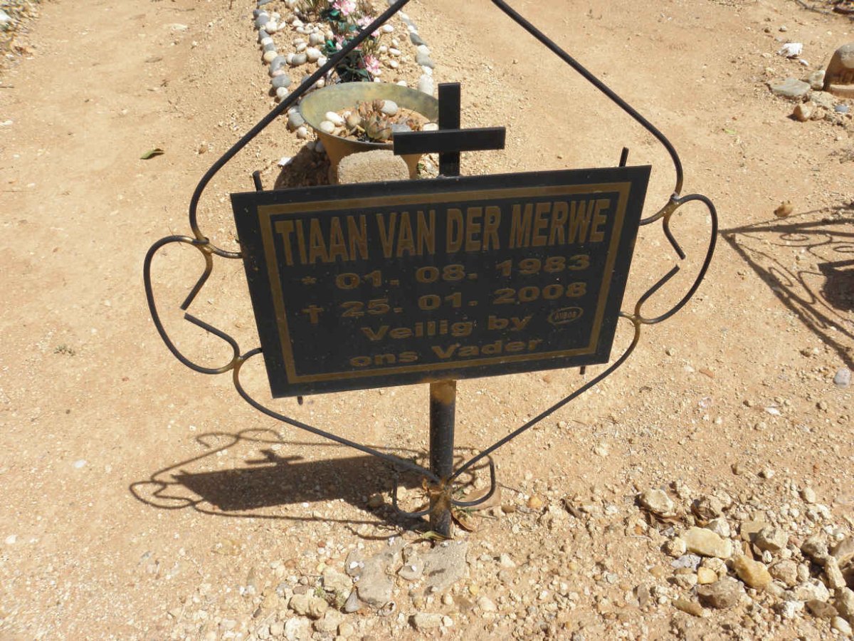 MERWE Tiaan, van der 1983-2008