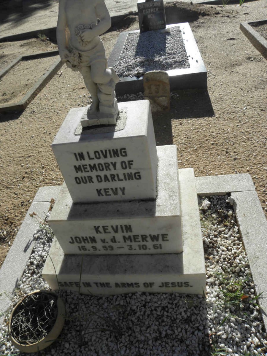 MERWE Kevin John, v.d. 1959-1961