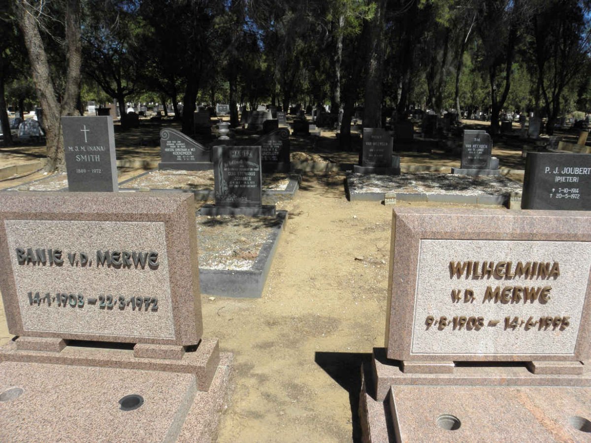 MERWE Banie, v.d. 1903-1972 &amp; Wilhelmina 1903-1995