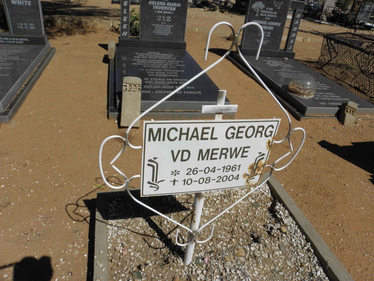 MERWE Michael Georg, vd 1961-2004