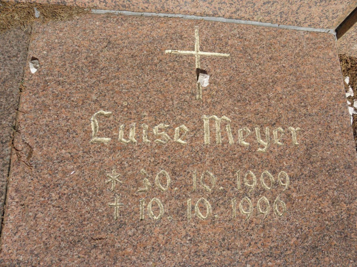 MEYER Luise 1909-1996