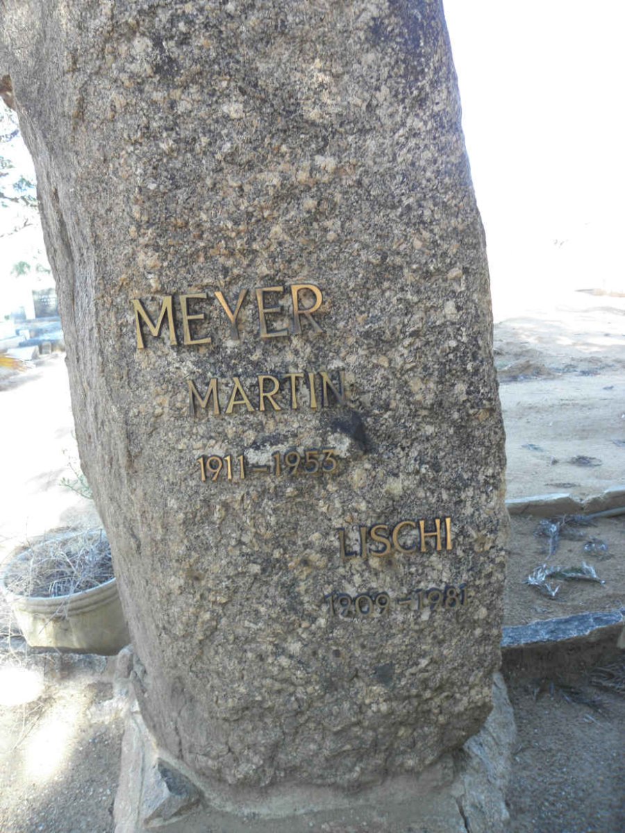 MEYER Martin 1911-1953 &amp; Lischi 1909-1981