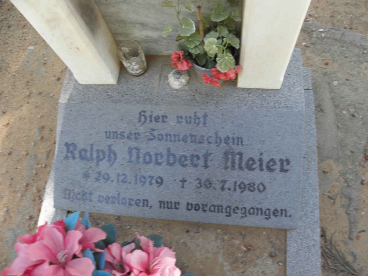 MEIER Ralph Norbert 1979-1980
