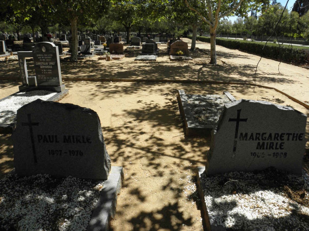 MIRLE Paul 1897-1976 &amp; Margarethe 1906-1998